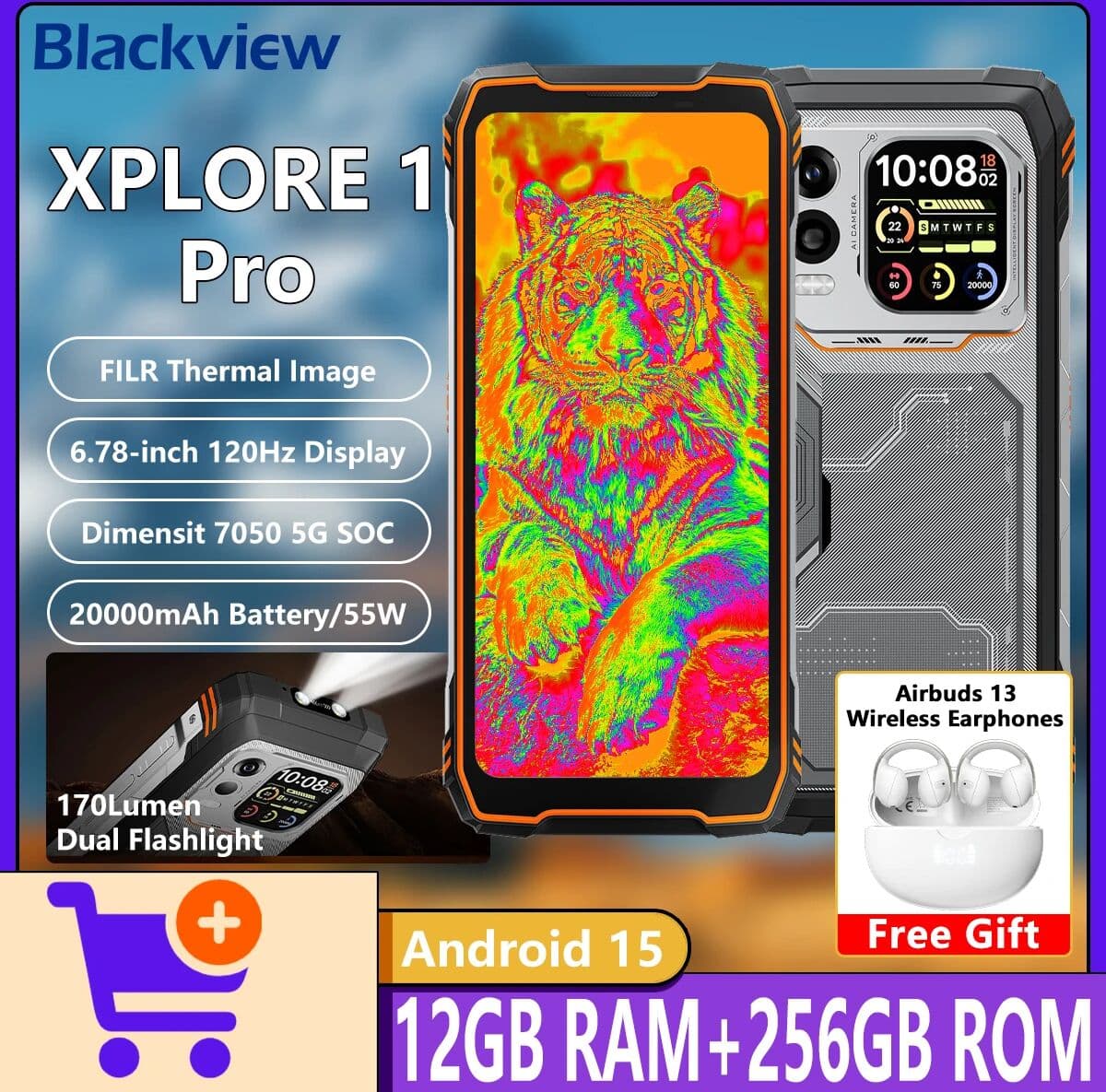 Blackview XPLORE 1 PRO 5G Rugged Phone 2.01