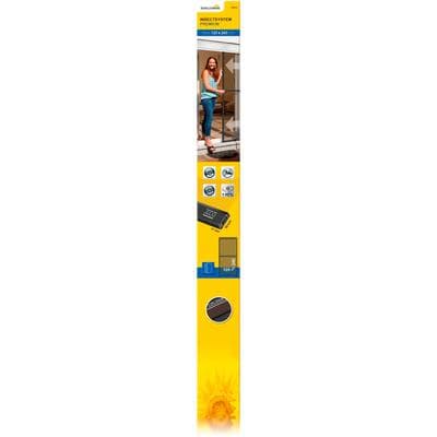 Insektenschutz-Schiebetür SCHELLENBERG "Premium zum Schieben für Terrassentür, Balkontür", grau (rahmen: grau gewebe: grau), B:120cm H:240cm, Insektenschutzgitter, 120 x 240 cm, anthrazit und weiß