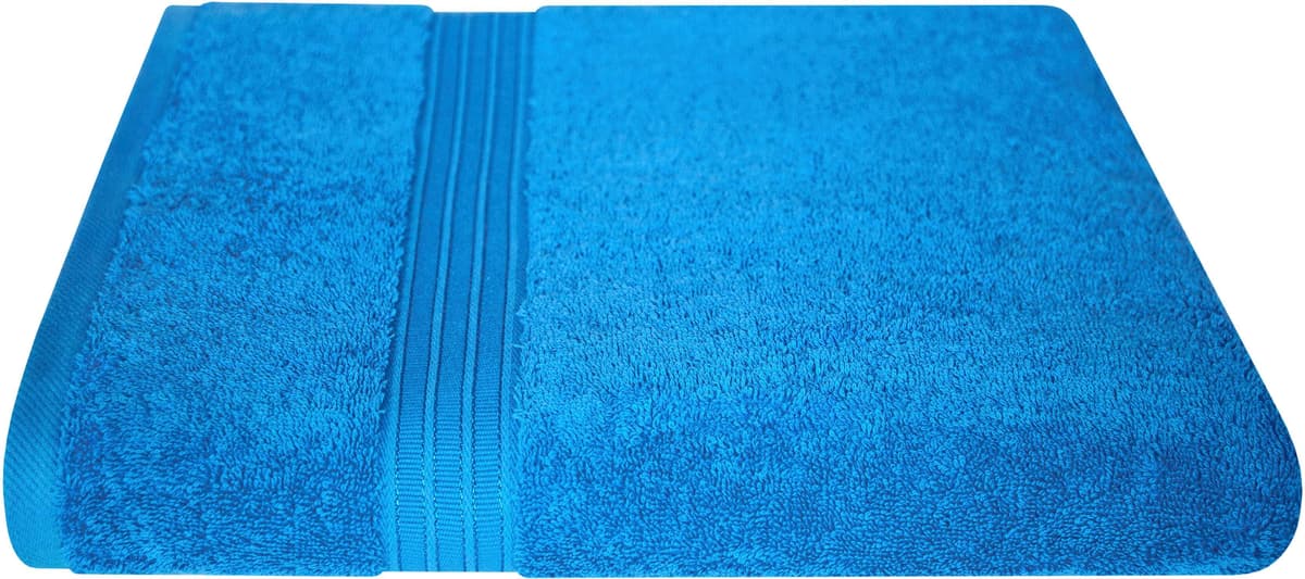 Badetuch DYCKHOFF "Siena", blau (azur), B:100cm L:150cm, Walkfrottier, Obermaterial: 100% Baumwolle, Handtücher, Badetuch, in tollen Unifarben azur B/L: 100cmx150cm, 1 Stk., Walkfrottier