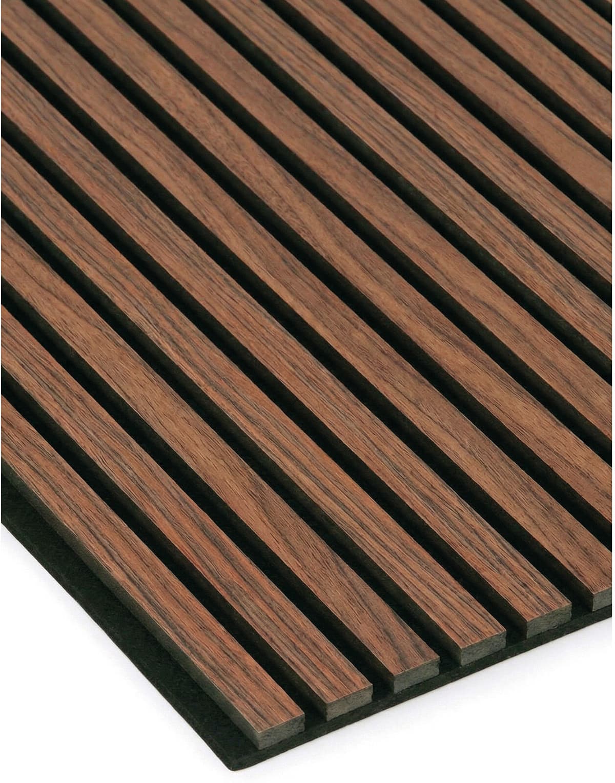 B2B Partner Akustikpaneel aus Holz, 2400 x 600 mm, B2BP010, goldenes Teakholz