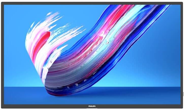 Philips 75BDL3650Q Écran professionnel 4K de 75 pouces conçu pour l'affichage dynamique 18/7, intégrant Android 10 et le Wifi pour une diffusion de