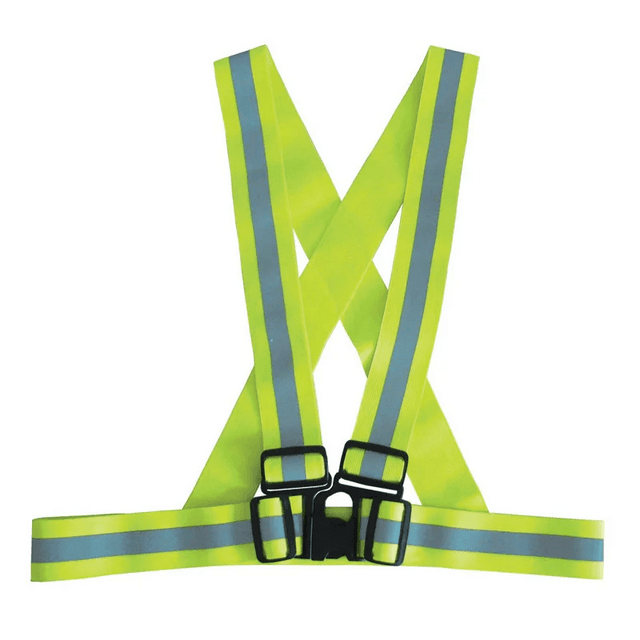 GLAMSPORT Bretelle di Sicurezza Elastiche High-Visibility Giallo