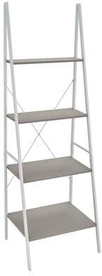 ClosetMaid Mixed Material Ladder Bookshelf