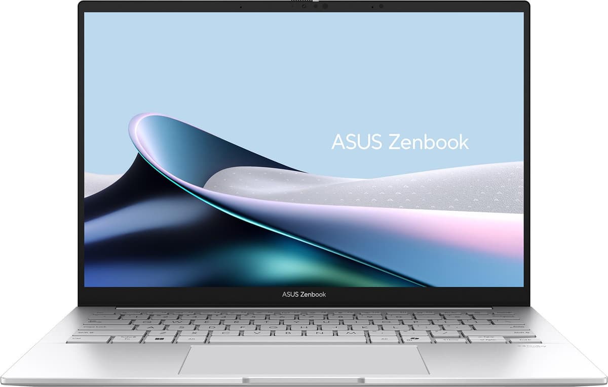 ASUS Zenbook 14 (Foggy Silver, 14" WUXGA, Intel Core Ultra 9 285H, 32 GB RAM, 2 TB SSD) mit Windows 11 Pro & Office 2024 Pro