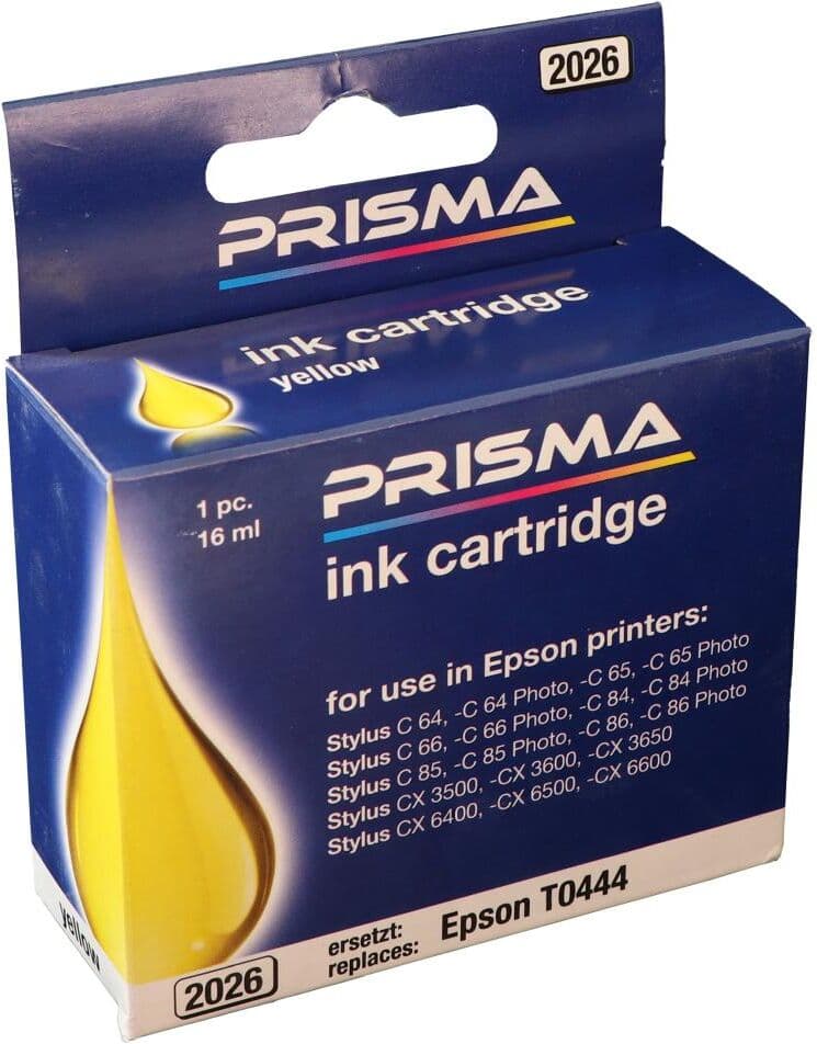 PRISMA 2026 Druckerpatrone für Epson Tintenstrahldrucker, yellow, 16 ml