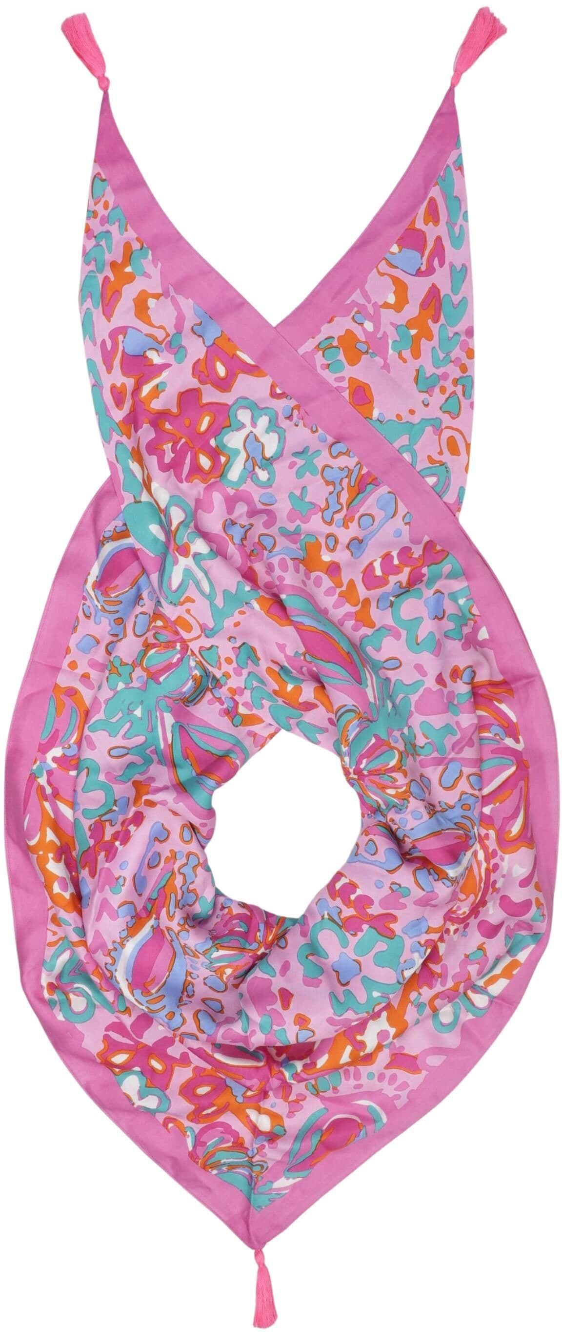 Zwillingsherz Damen Schal oder Tuch, Pink, Viskose - Second Hand