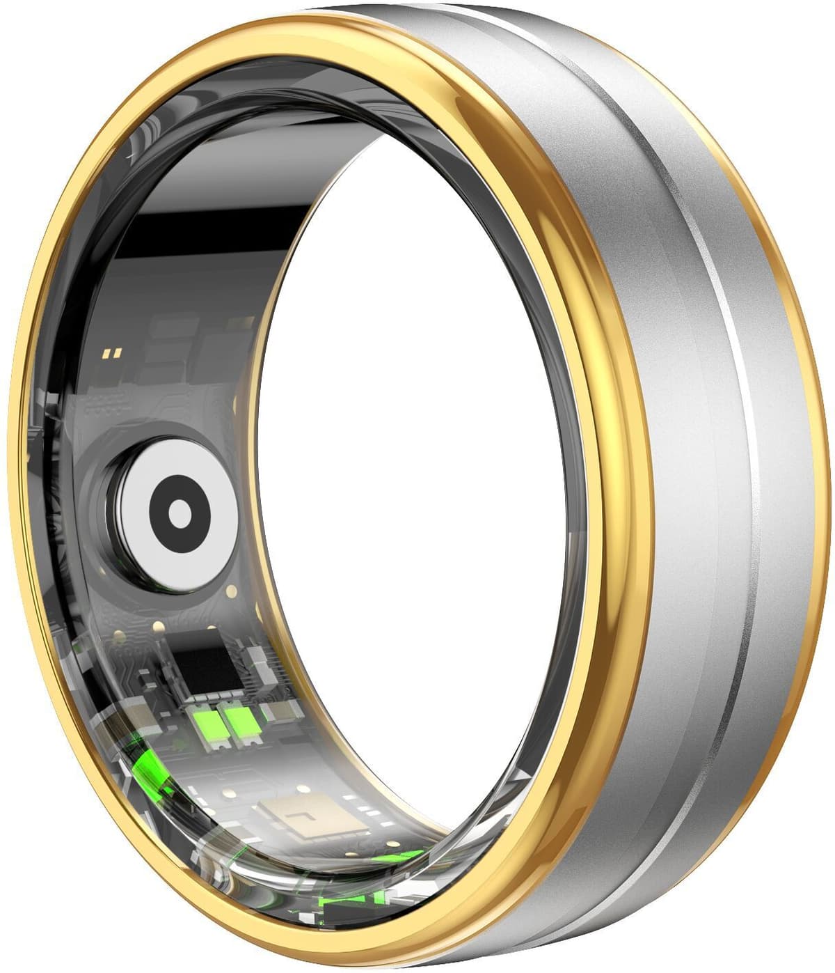 Fitorb Smart pierścionek Pro Saturn   srebrny   Rozmiar pierścienia 7   17.5 mm - Refurbished