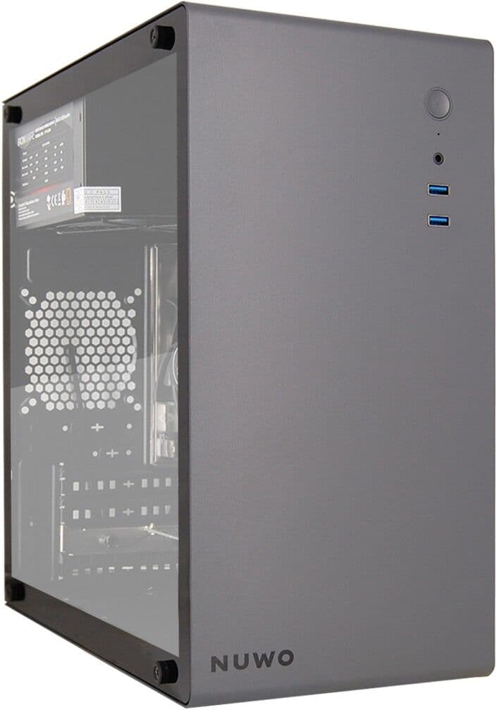eXtremeBit PC Computer Assemblato PRO CPU Intel i5-14600K Ram 64GB SSD 1TB WiFi BT Grigio Freedos