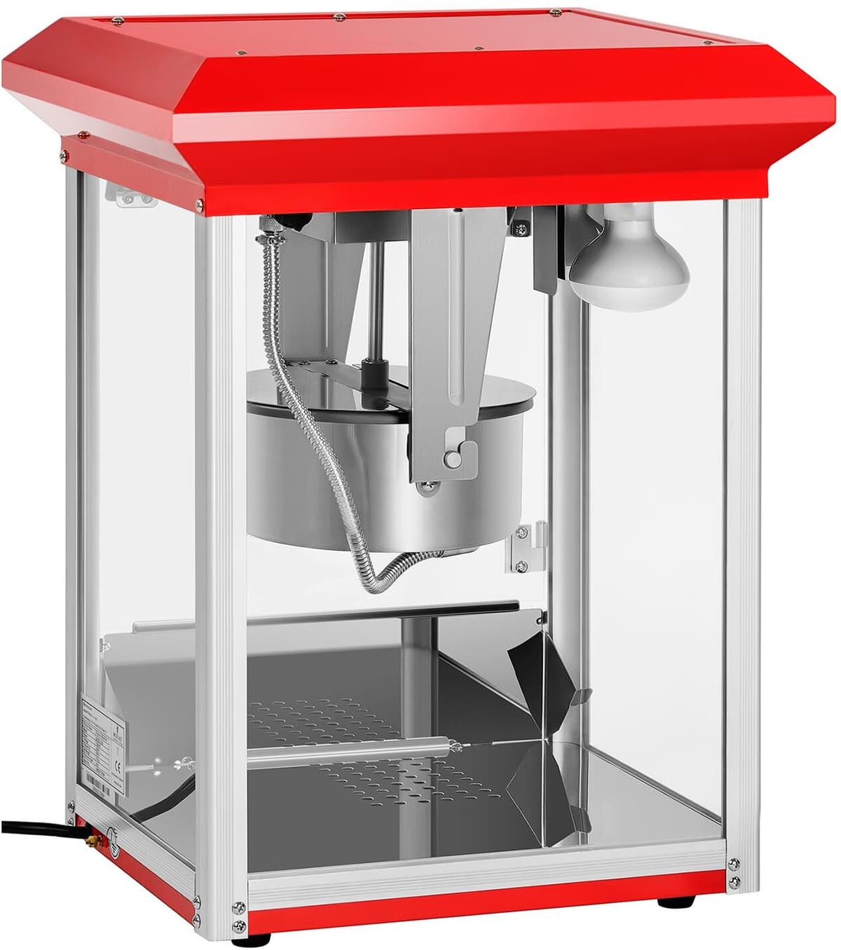 Royal Catering Mașină de Popcorn Roșie - 225 g - ECO RCPR-1325