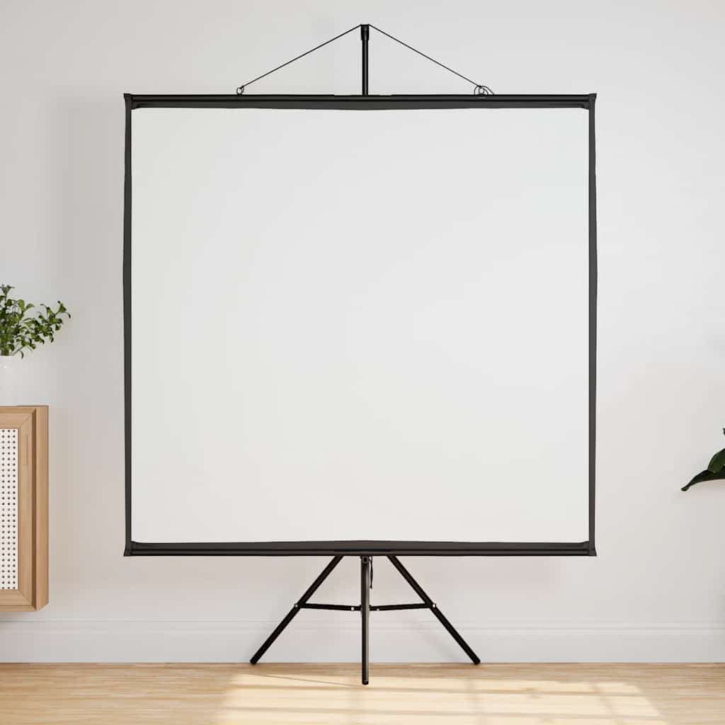 vidaXL Écran de projection avec trépied 81 pouces 1:1