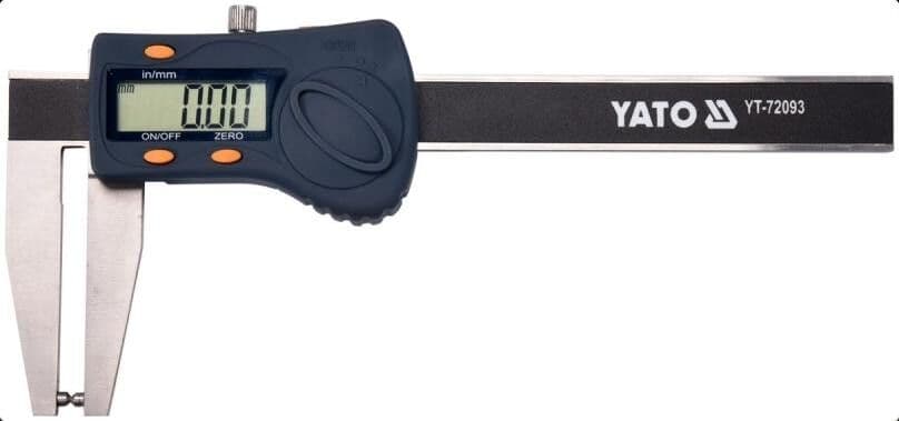 YATO YT-72093 Skyvelære, bremseskivetykkelse