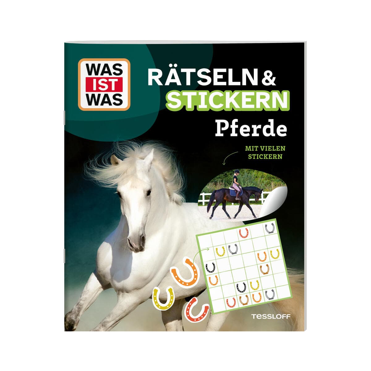 WAS IST WAS Rätseln und Stickern: Pferde