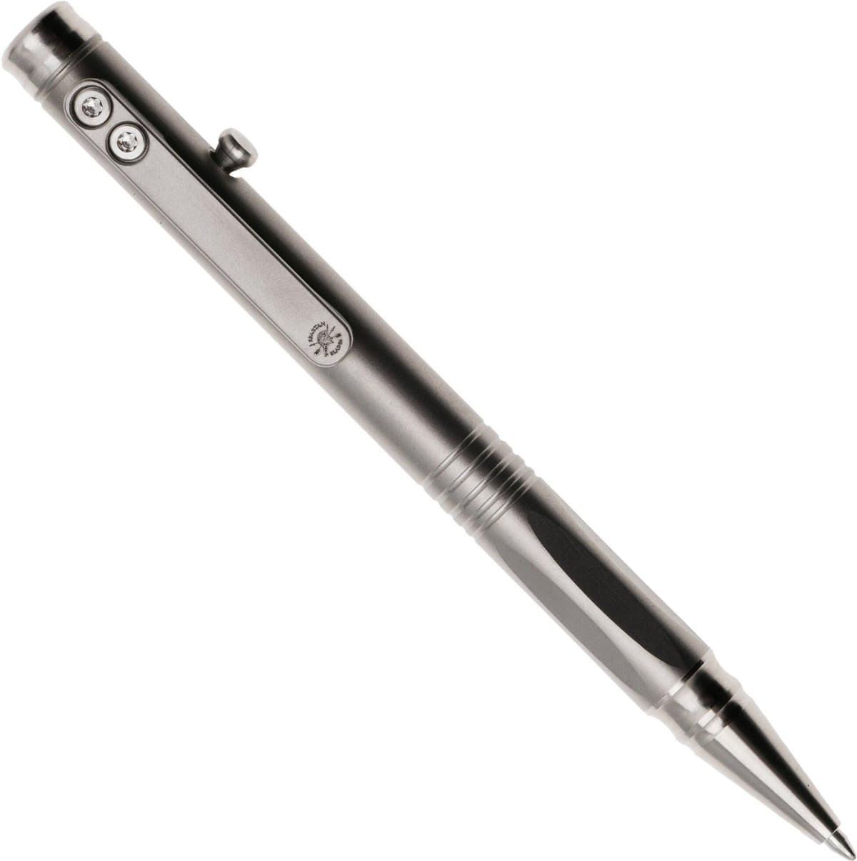 Długopis Spartan Blades Grafi Bolt Action Pen, Grey Titanium, EDC