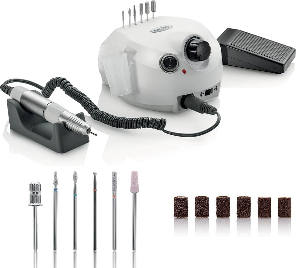 Xanitalia Fresa Professionale per Unghie Nail Mia 30000 XaniPro SalonPro – Kit Punte Incluso