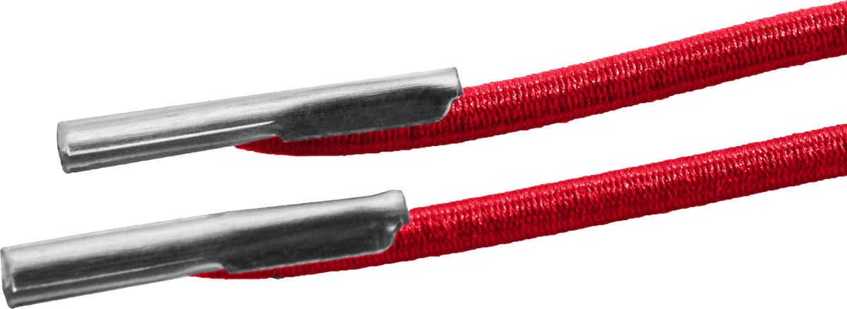 SPRINTIS 100 Unidades - Gomas elásticas de cierre de 340 mm con 2 clavijas, rojo rojo   340 mm, plástico, caucho