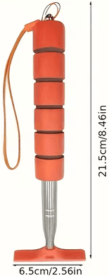 Uplift Curations Retractable Extendable Windshield & Rearview Mirror Wipers Universal Car Accessory orange