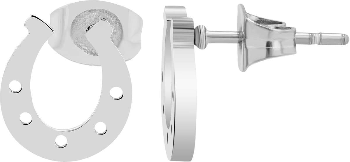 Paar Ohrstecker ADELIA´S "Ohrringe – Ohrstecker aus Edelstahl", Damen, Gr. Damen, Edelstahl, silber, Ohrringe, Geschenkidee: zeitlos und vielseitig