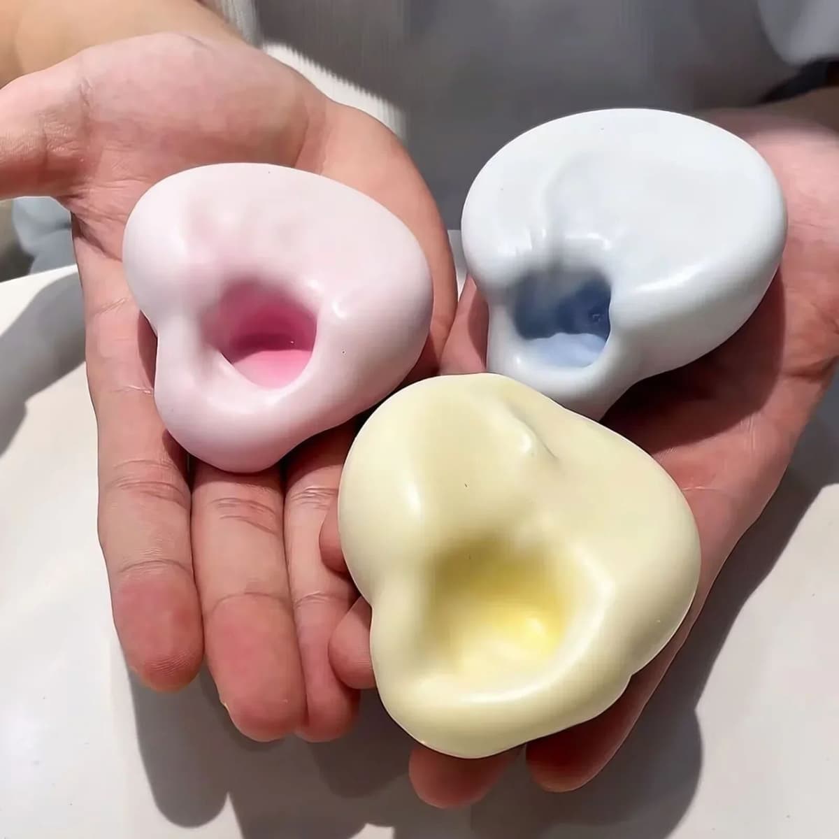 NONE QQ-Interesting Sensory Toys Deformable Squeeze Handmade Finger Pinch Creative Decompression Diy  Adult Decompression Toys