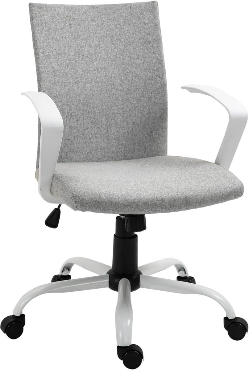 Ergonomische Executive Bureaustoel met Armleuningen en Zwenkwielen