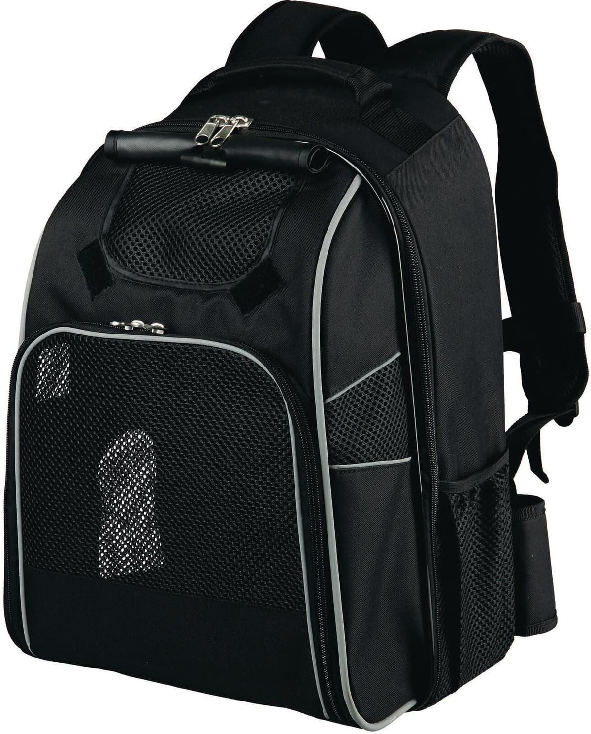 Tiertransporttasche TRIXIE "Wiliam", schwarz, B:33cm H:43cm T:23cm, Polyester, Tiertransportbehälter, Tiertransporttasche schwarz B/H/T: 33cm x 43cm x 23cm