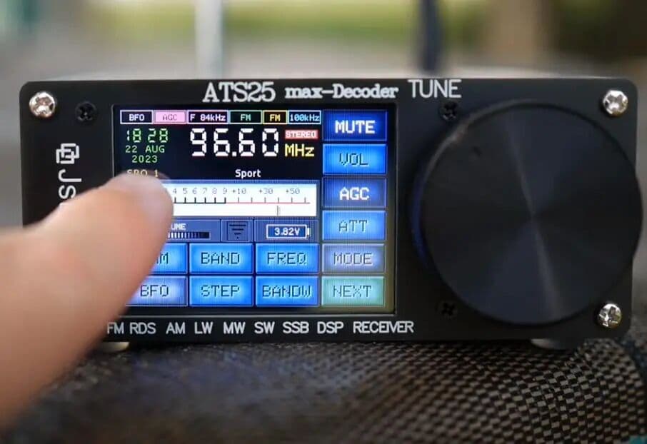AISANRAY 4.16  Official Registered Code  ATS25 Max Decoder Si4732 Full Band Radio Receiver FM RDS AM LW MW SW SSB DSP Receiver  ATS 25