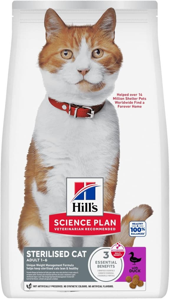 HILLS Hill's Science Plan Gatto Adult Sterilised Anatra 1.5KG
