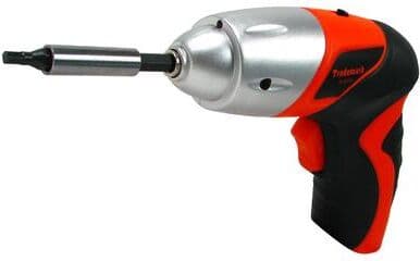 25-Piece Electric Screwdriver Set - Cordless Drill with LED Work Light, Spindle Lock, and Screw Driver Bits by Stalwart (Red)