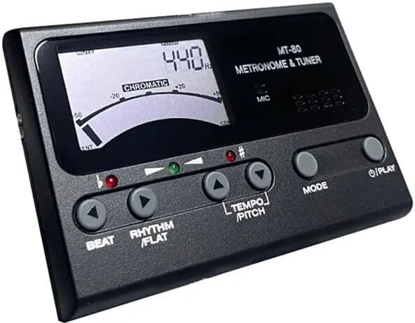 NONE MT-80 Professional Multifunction LCD Guitar Metronome Tone Generator Tuner For Gutiar Ukulele Violin