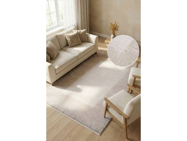 Teppich CALVIN KLEIN HOME Passages, mit Fransen, Designerteppich , grau, B:240cm H:5mm L:340cm, Kunstfaser, Viskose, Teppiche, Teppich, Rahmen, meliert, Wohnzimmer, Schlafzimmer, Esszimmer