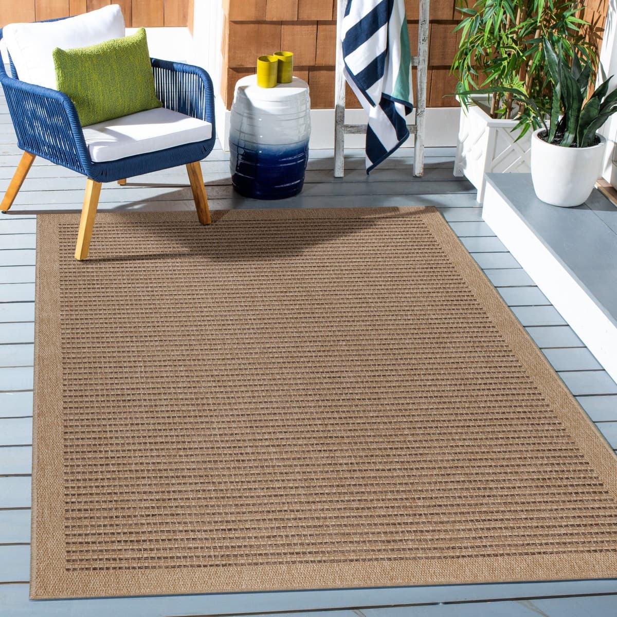 Ayyildiz Teppiche "DHAKA 8712, auch als Läufer" rechteckig 5 mm Höhe Pflegeleicht / Strapazierfähig / In- und Outdoor geeignet schwarz B : 200cm 1 Stk., 5mm, L: 290cm