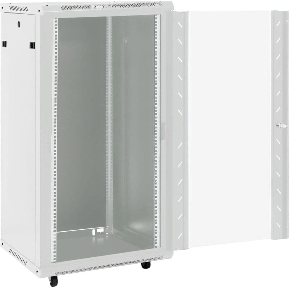 vidaXL Coffret de réseau 22U 19" IP20 gris 60x60x120 cm