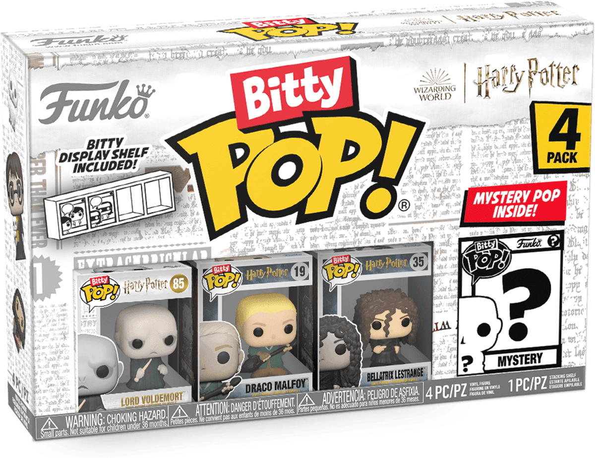 Funko Bitty POP! Harry Potter Voldemort 4-Pack - 4 Mini Figures, 2.3 cm Tall, Collectible Toy