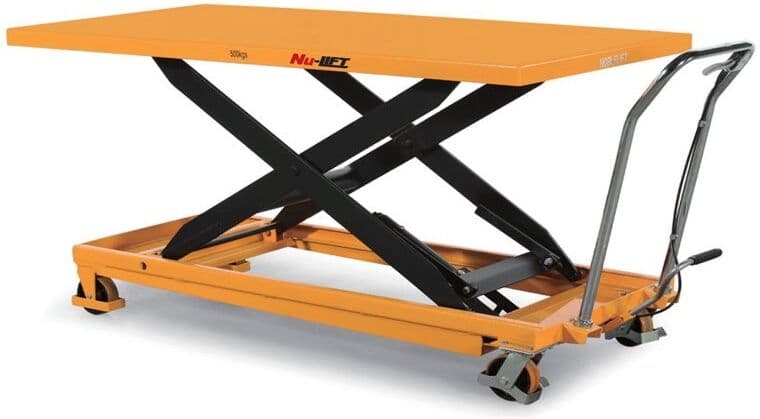 B2B Partner Stół podnośny nożycowy TG, nośność 500 kg, zakres 290-915 mm