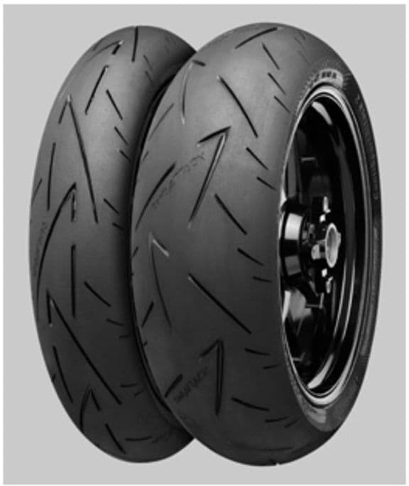CONTINENTAL ContiSportAttack 2 180/55ZR17 TL, Motorradreifen hinten
