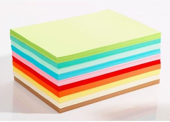 Tonpapper Storsats Ljusa FÃ¤rger, A4, 110g, 1000/fp