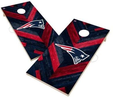 Skip's Garage New England Patriots NFL Cornhole Board Set