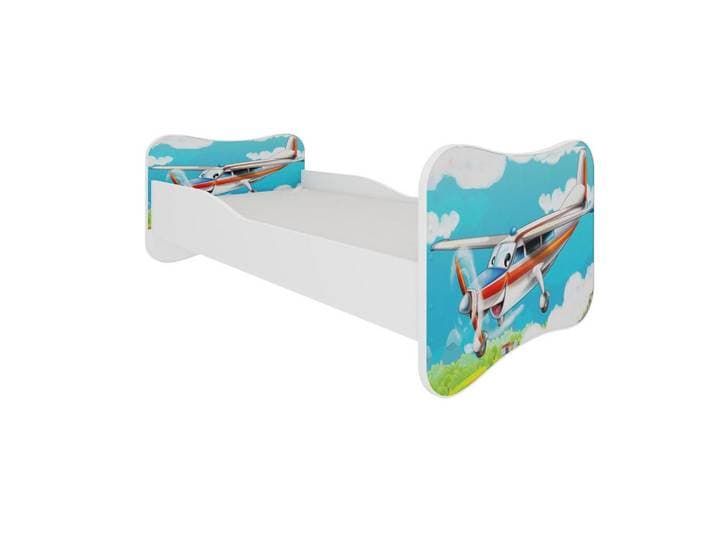 Feldmann-Wohnen Kinderbett Gonzalo himmelblau / weiß 88 / 164 / 63cm, Pastellblau, Weiß, Rechteckig, 80x160 cm, Babymöbel & Kindermöbel, Kinderzimmer & Jugendzimmer, Kinderbetten