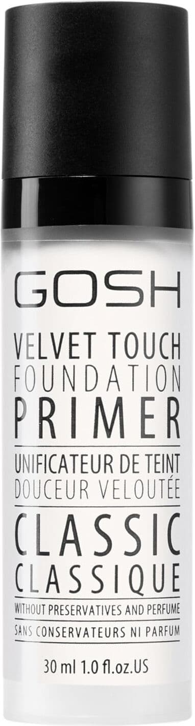 GOSH Velvet Touch Clear Foundation Primer 30ml