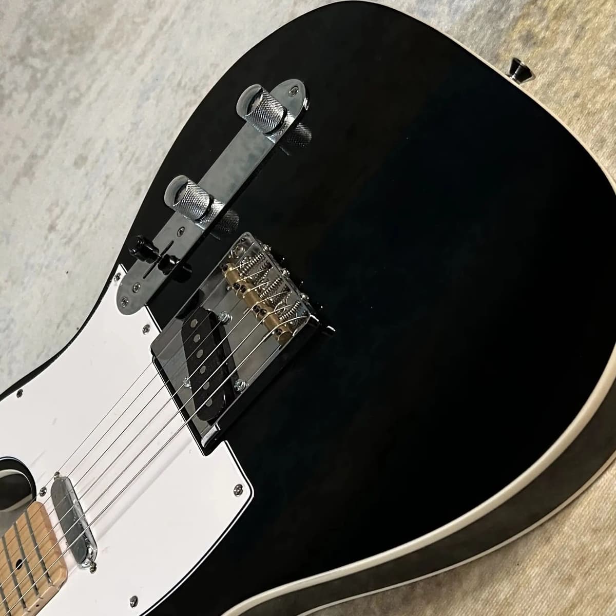 NONE FTL Electric Guitars Maple Fretboard Double Binding Black Color