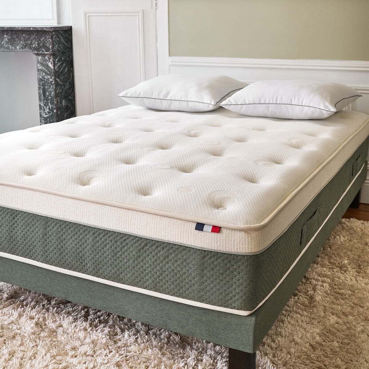 LA REDOUTE INTERIEURS Matelas hybride ressorts + mousses, soutien ferme, accueil enveloppant