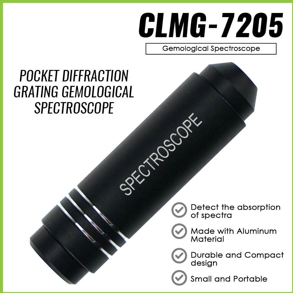 GAIN EXPRESS 15mm in Diameter Pocket Gemological Spectroscope Durable and Reliable Gem Stone Tool