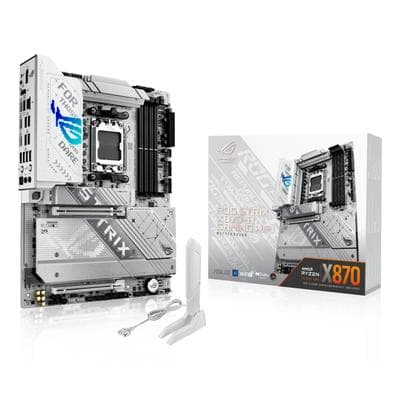 ASUS Mainboard "ROG STRIX X870-A GAMING WIFI", weiß, B:35,7cm H:7cm T:27,3cm, Mainboards