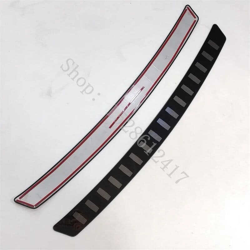 NONE car Accessories For VW/Volkswagen Caddy 4th 2015 2016 ~2019 Stainless styling Rear Bumper Protector Sill Rear boot guard Trim