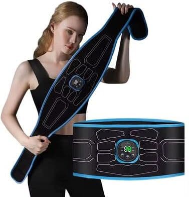 Healfit Counter Electric Muscle Stimulator, EMS Abdominal Trainer Belt, Portable Fitness Massager, Body Slimming Waist Shaper And Toner Electric Muscle Stimulator, EMS Abdominal Trainer Belt, Portable Fitness Massager, Body Slimming Waist Shaper And Toner