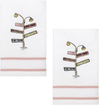 Nicole Miller City Girl 2-Pack Fingertip Towel Set