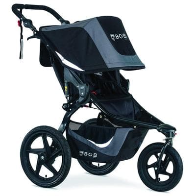 BOB OPEN BOX Revolution Flex 3.0 Single Jogging Stroller - Graphite Black