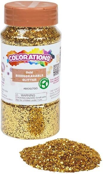 Bioglitter 120gr guld