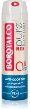 Borotalco MEN Pure Desodorizante em spray sem amoniaco para homens 150 ml. MEN Pure