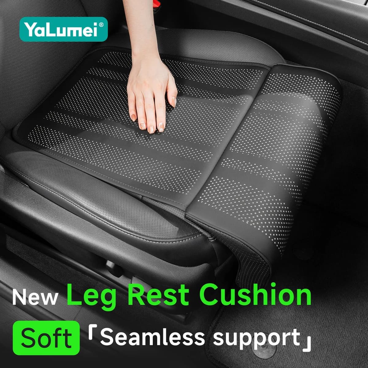 YaLumei For Tesla Model 3 Y S X  Y Juniper Leg Support Extension Seat Cover Memory Foam Extender Cushion Car Interior Accessories