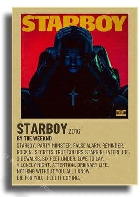 Inspire Select Vintage Music Album Poster Print Retro Aesthetic Wall Art (Mitski, TV Girl, Tame Impala Style) 1 a3